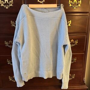Ralph Lauren Women's Light Blue Sweater